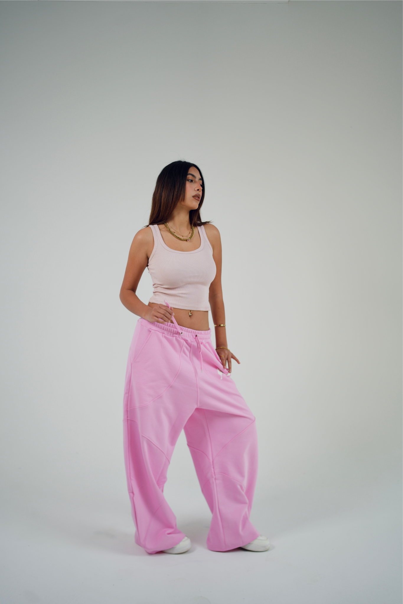 CHAOS BABY PINK SWEATPANTS