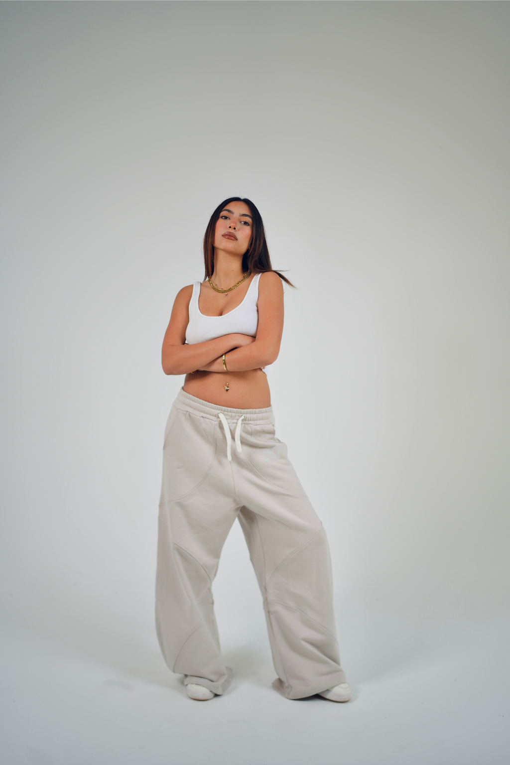 CHAOS SIVER SWEATPANTS