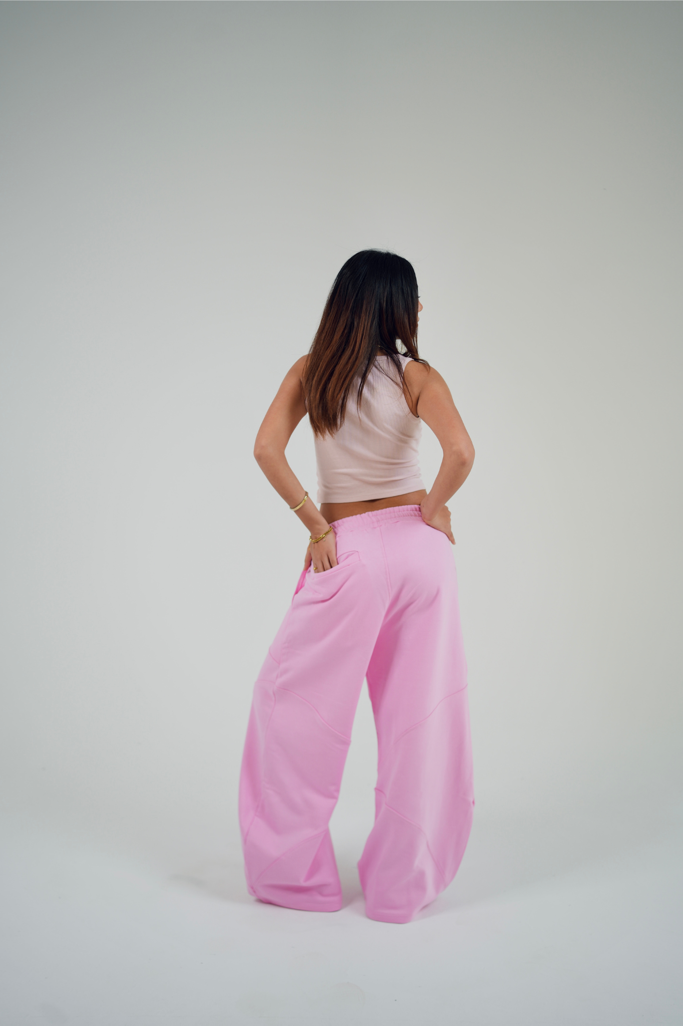 CHAOS BABY PINK SWEATPANTS