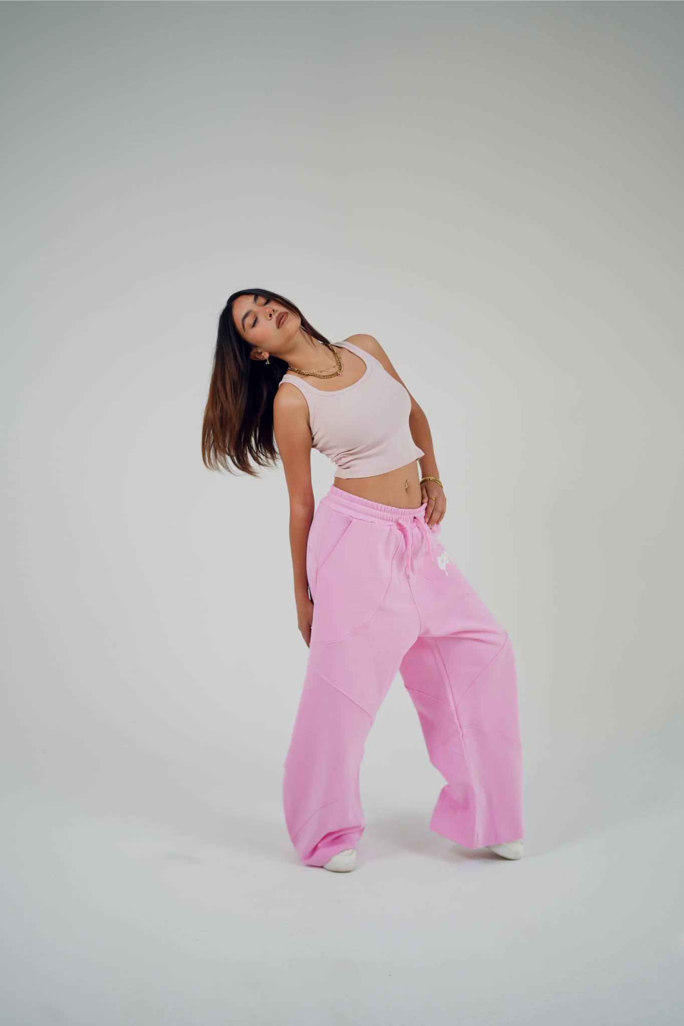 CHAOS BABY PINK SWEATPANTS