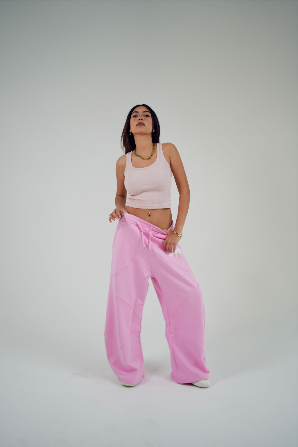 CHAOS BABY PINK SWEATPANTS