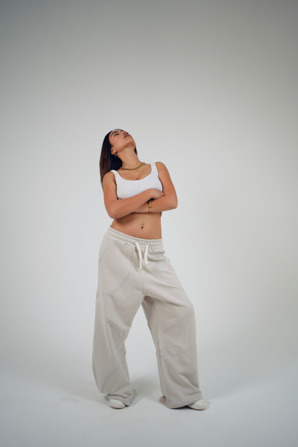 CHAOS SIVER SWEATPANTS