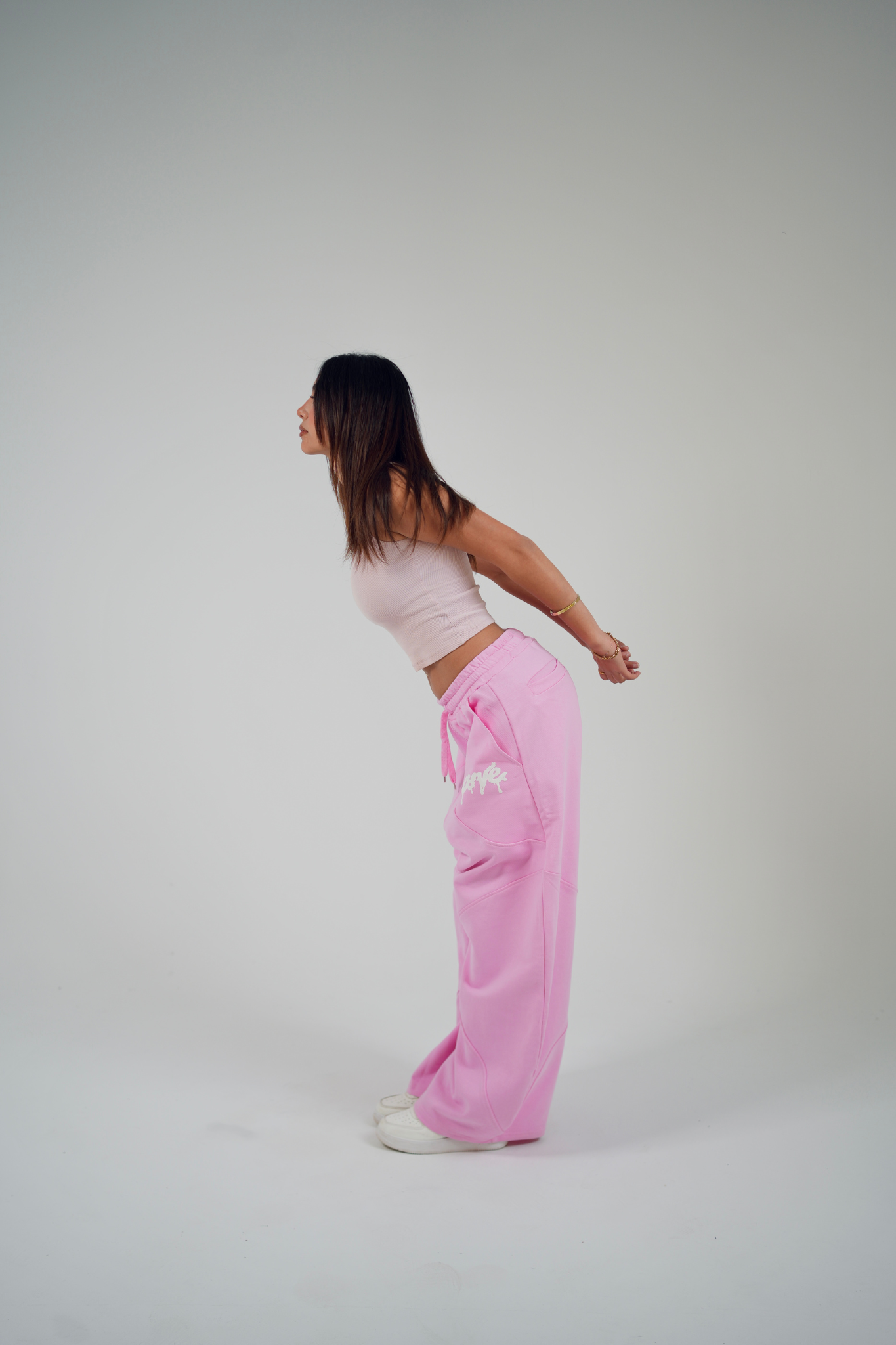 CHAOS BABY PINK SWEATPANTS
