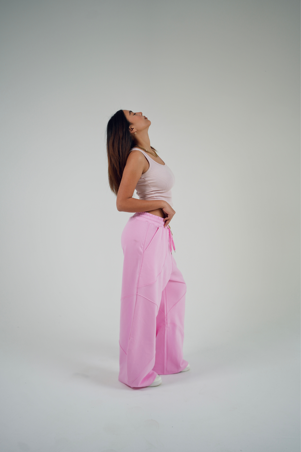 CHAOS BABY PINK SWEATPANTS