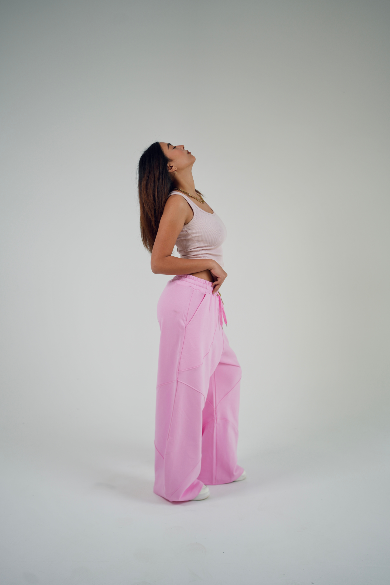 CHAOS BABY PINK SWEATPANTS