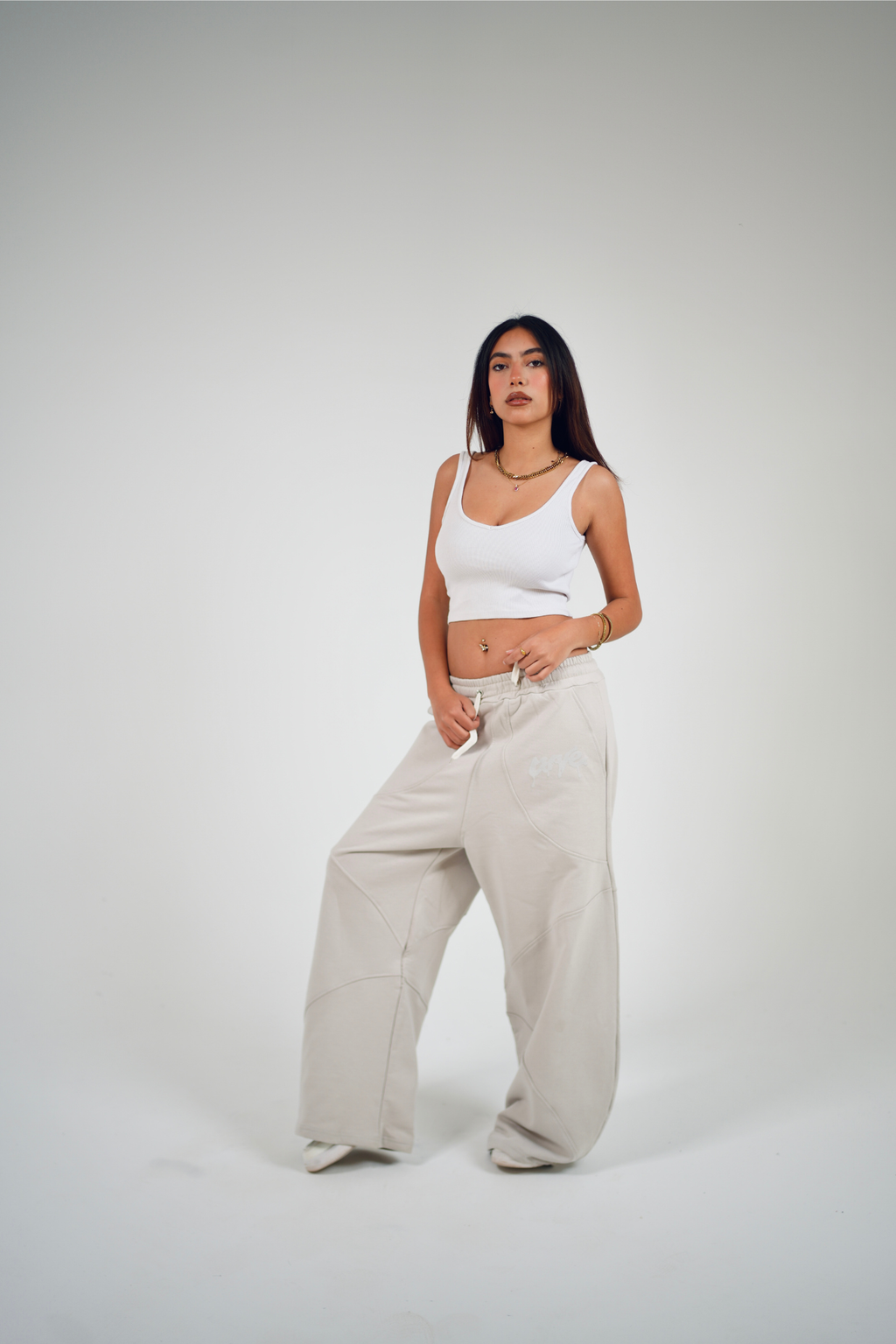 CHAOS SIVER SWEATPANTS