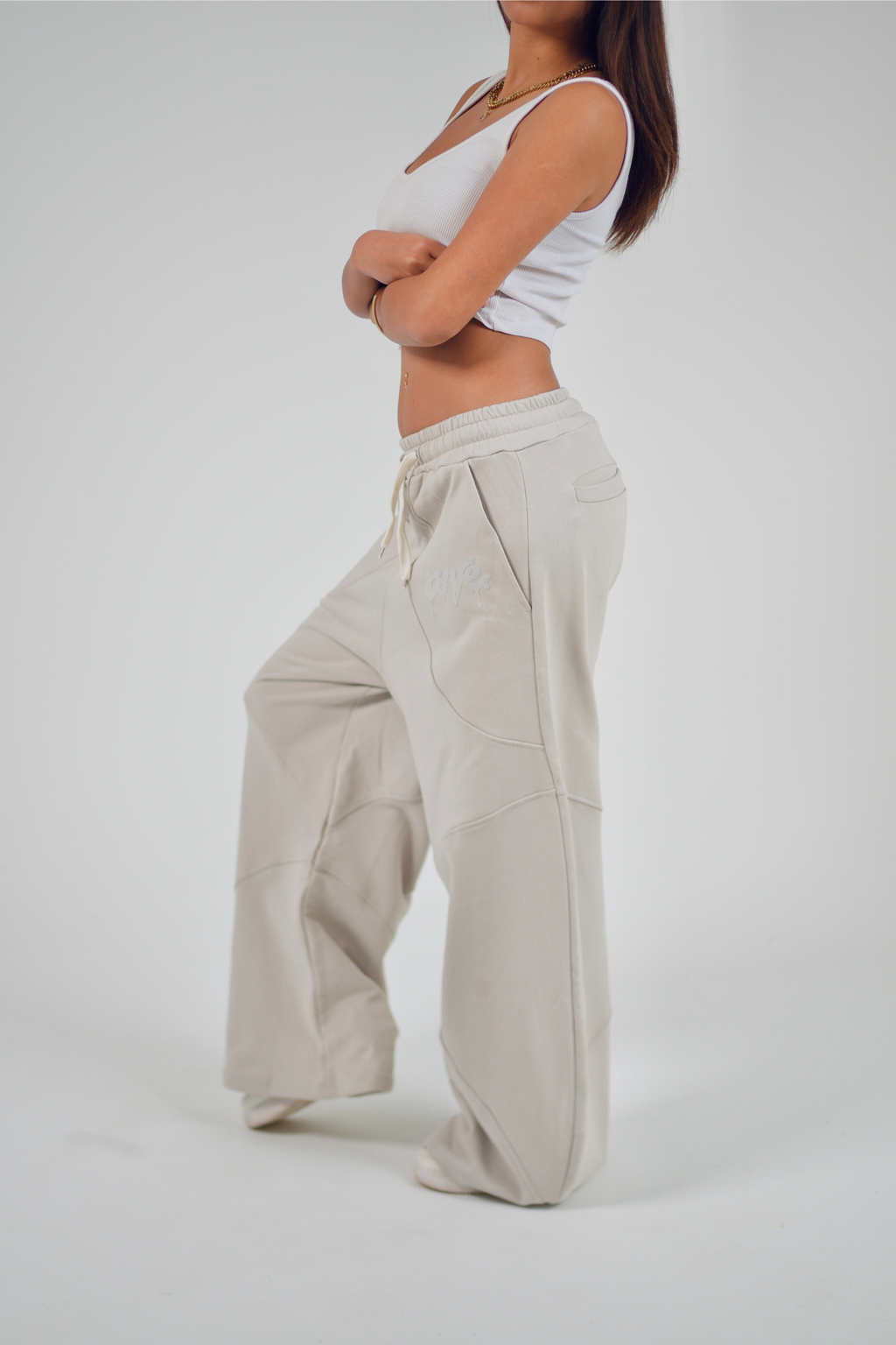 CHAOS SIVER SWEATPANTS