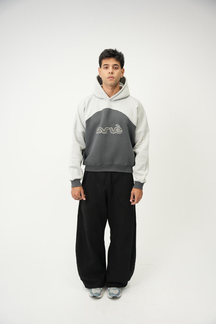 SLATE IN BOXY HOODIE