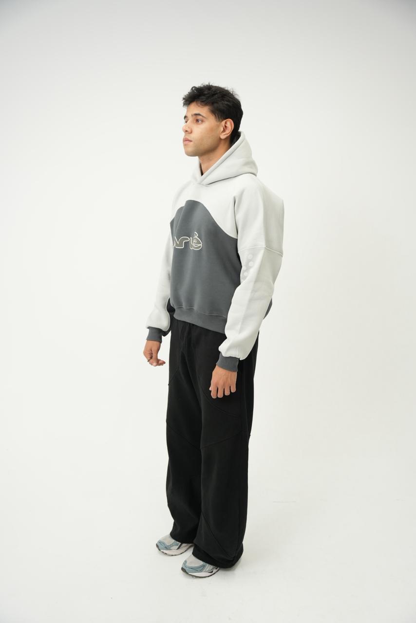 SLATE IN BOXY HOODIE