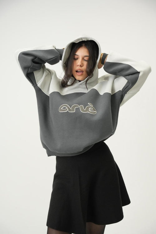 SLATE IN BOXY HOODIE